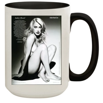 Amber Heard 15oz Colored Inner & Handle Mug