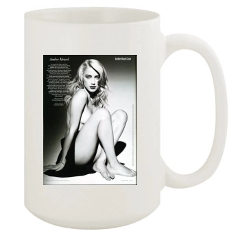 Amber Heard 15oz White Mug