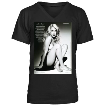 Amber Heard Men's V-Neck T-Shirt