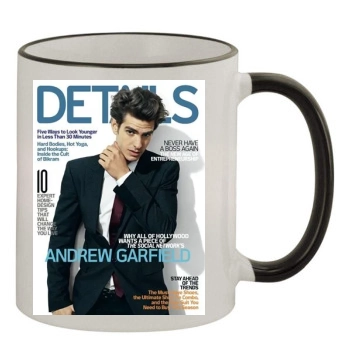 Andrew Garfield 11oz Colored Rim & Handle Mug