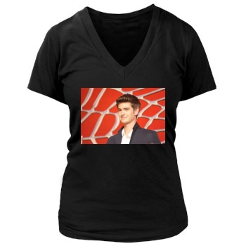 Andrew Garfield Women's Deep V-Neck TShirt