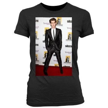 Andrew Garfield Women's Junior Cut Crewneck T-Shirt