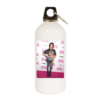 Ashley Tisdale White Water Bottle With Carabiner