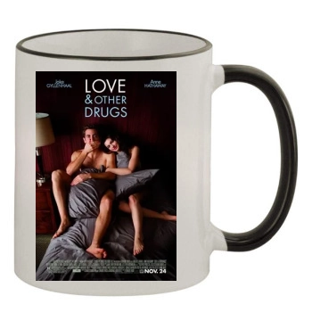 Jake Gyllenhaal 11oz Colored Rim & Handle Mug