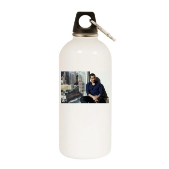 Jake Gyllenhaal White Water Bottle With Carabiner