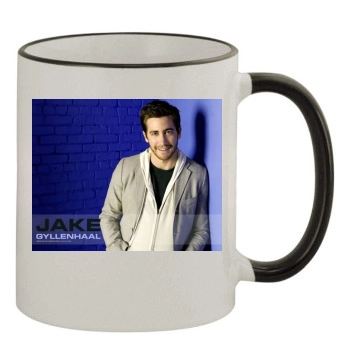 Jake Gyllenhaal 11oz Colored Rim & Handle Mug