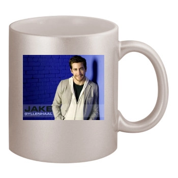 Jake Gyllenhaal 11oz Metallic Silver Mug