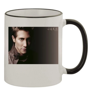 Jake Gyllenhaal 11oz Colored Rim & Handle Mug