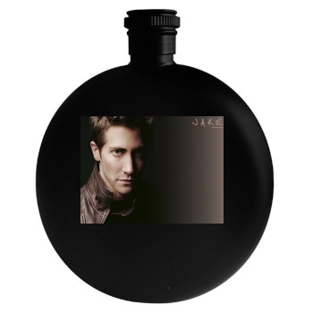 Jake Gyllenhaal Round Flask