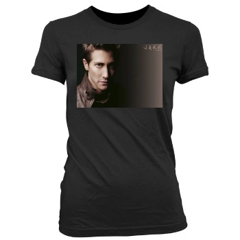 Jake Gyllenhaal Women's Junior Cut Crewneck T-Shirt