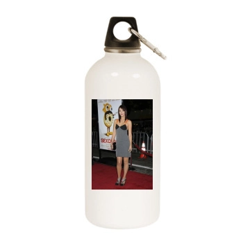 Mary Elizabeth Winstead White Water Bottle With Carabiner