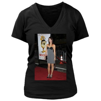 Mary Elizabeth Winstead Women's Deep V-Neck TShirt