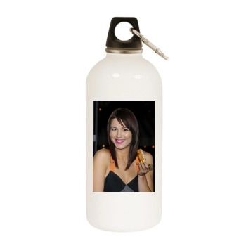 Mary Elizabeth Winstead White Water Bottle With Carabiner