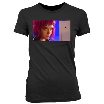 Mary Elizabeth Winstead Women's Junior Cut Crewneck T-Shirt