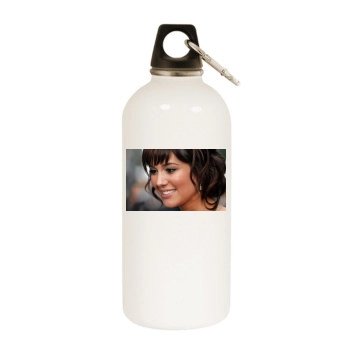 Mary Elizabeth Winstead White Water Bottle With Carabiner