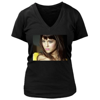 Mary Elizabeth Winstead Women's Deep V-Neck TShirt