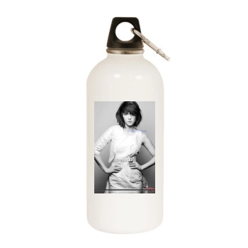 Mary Elizabeth Winstead White Water Bottle With Carabiner