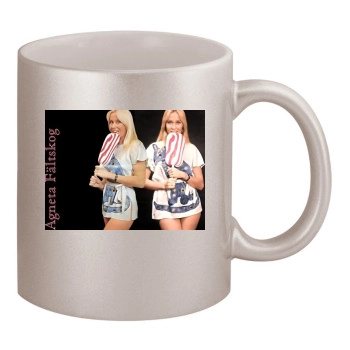 Agnetha Faltskog 11oz Metallic Silver Mug