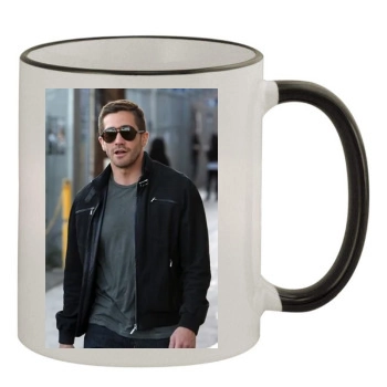 Jake Gyllenhaal 11oz Colored Rim & Handle Mug