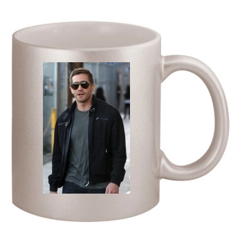 Jake Gyllenhaal 11oz Metallic Silver Mug