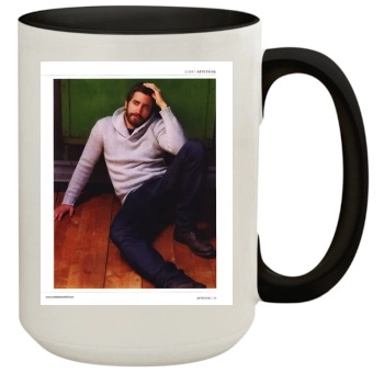 Jake Gyllenhaal 15oz Colored Inner & Handle Mug