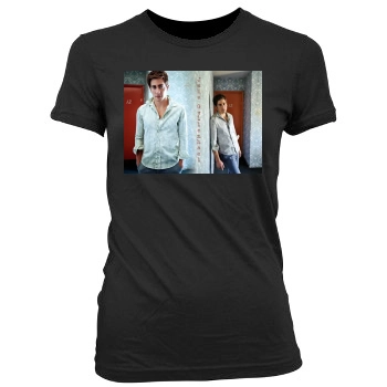 Jake Gyllenhaal Women's Junior Cut Crewneck T-Shirt