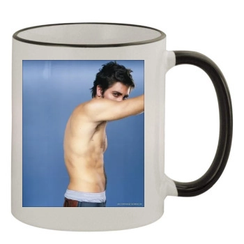 Jake Gyllenhaal 11oz Colored Rim & Handle Mug