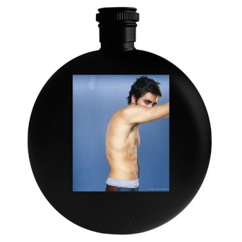 Jake Gyllenhaal Round Flask