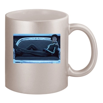 Olivia Wilde 11oz Metallic Silver Mug