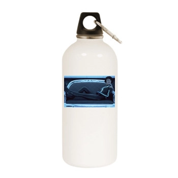 Olivia Wilde White Water Bottle With Carabiner