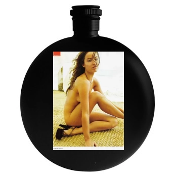 Olivia Wilde Round Flask