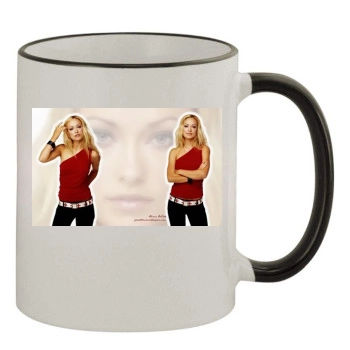 Olivia Wilde 11oz Colored Rim & Handle Mug