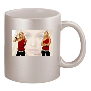 Olivia Wilde 11oz Metallic Silver Mug