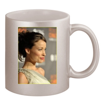 Olivia Wilde 11oz Metallic Silver Mug