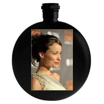 Olivia Wilde Round Flask