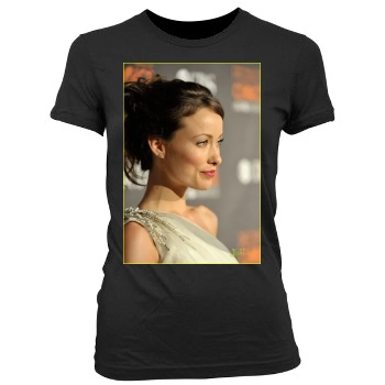 Olivia Wilde Women's Junior Cut Crewneck T-Shirt