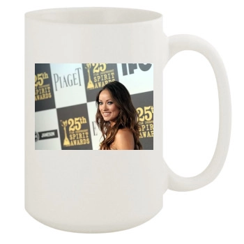 Olivia Wilde 15oz White Mug