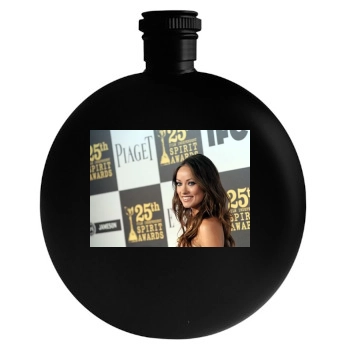 Olivia Wilde Round Flask