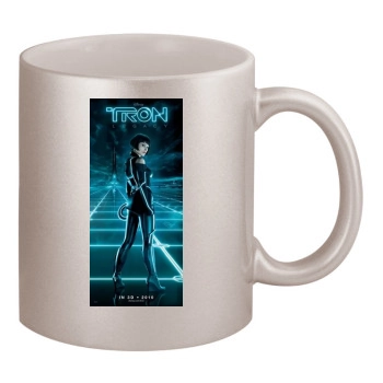 Olivia Wilde 11oz Metallic Silver Mug