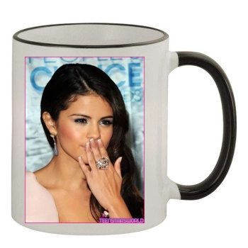 Selena Gomez 11oz Colored Rim & Handle Mug