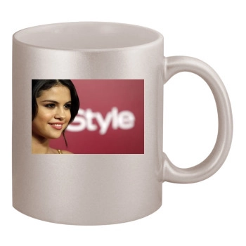 Selena Gomez 11oz Metallic Silver Mug