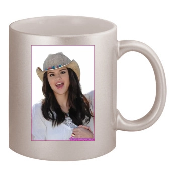 Selena Gomez 11oz Metallic Silver Mug