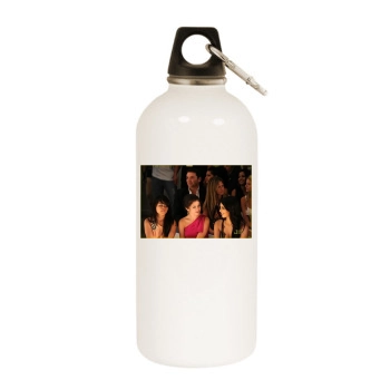 Selena Gomez White Water Bottle With Carabiner