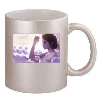 Selena Gomez 11oz Metallic Silver Mug