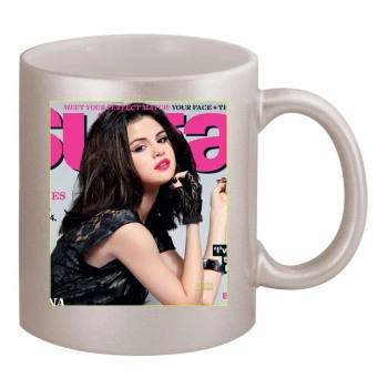 Selena Gomez 11oz Metallic Silver Mug