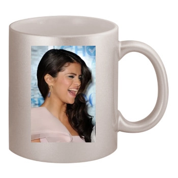 Selena Gomez 11oz Metallic Silver Mug