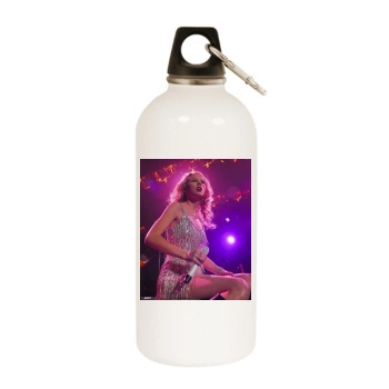 Taylor Swift White Water Bottle With Carabiner