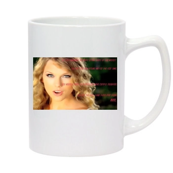 Taylor Swift 14oz White Statesman Mug