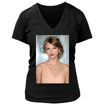 Taylor Swift Women's Deep V-Neck TShirt