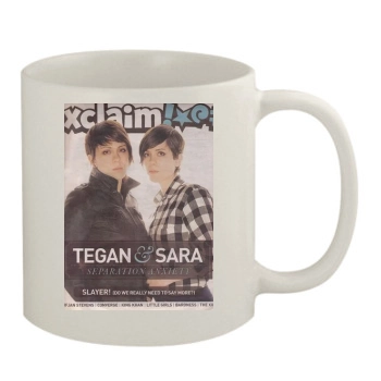 Tegan and Sara 11oz White Mug